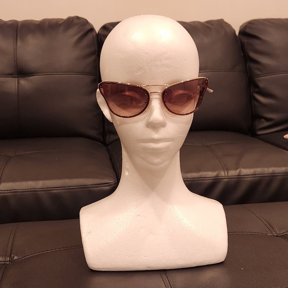 Prada Sunglasses PR 74VS 5AK6S1 Gold, Size 69-16-120 Women's NO CASE
